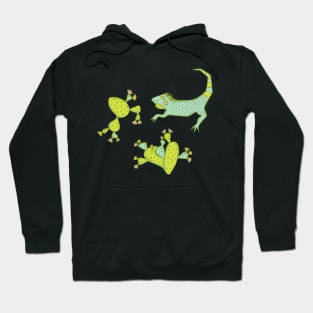 Lizard and Cacti Hoodie